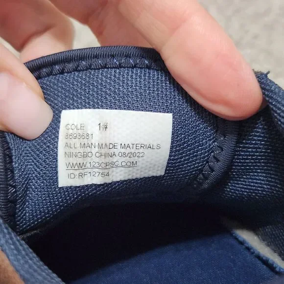 Mix No. 6 boy's youth Cole oxford dress shoes brown blue size 1 - Picture 2 of 10